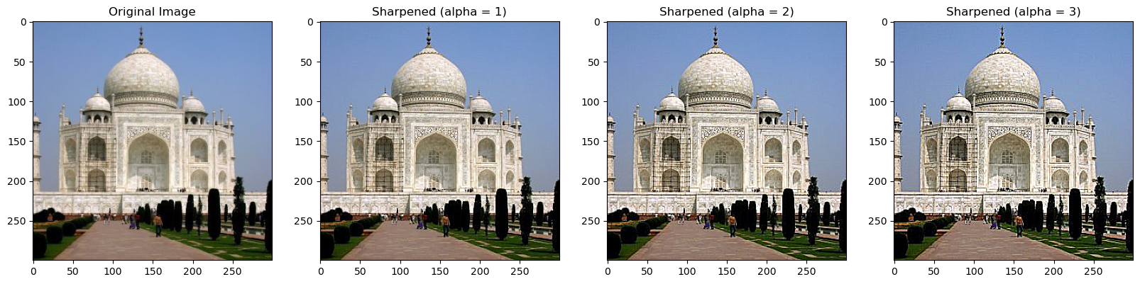 Sharpening the Taj Mahal